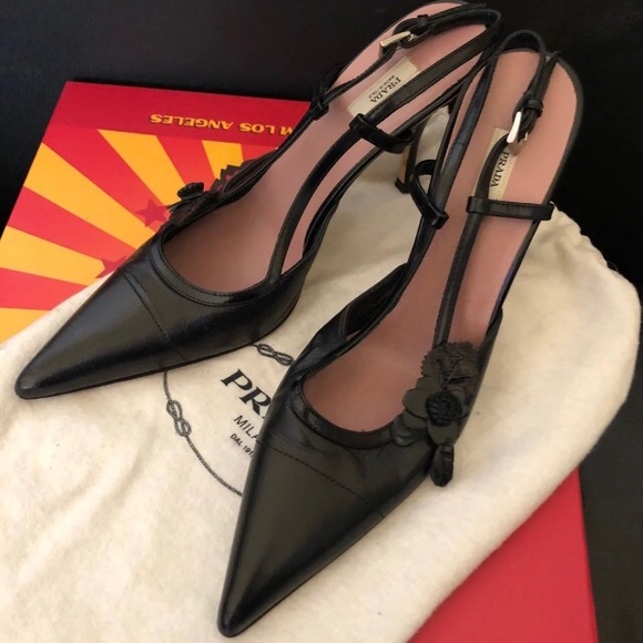 Prada Shoes - Prada Sliingbacks